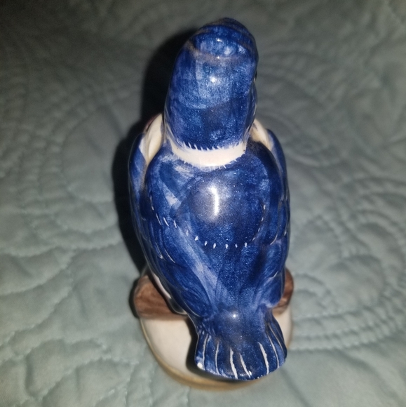 Kingfisher porcelain bird - Picture 4 of 6